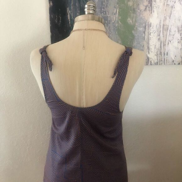 VOLCOM Blue/Mustard Yellow Tank Top Shirt - Picture 2 of 8